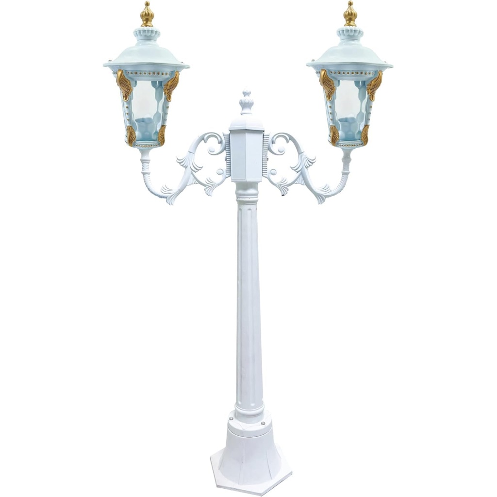 FazNova Vintage White Light FazNova Vintage White Light FazNova Islamic Pole Light | Elegant & Durable Outdoor Lighting with Traditional Touch