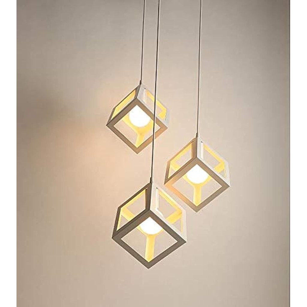 3-Light Round Cluster Chandelier FazNova Iron Chandelier | Rustic & Durable Lighting for Elegant Interiors