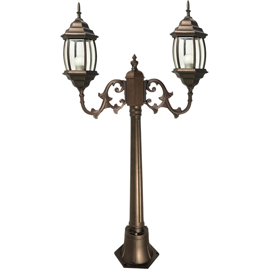 Faznova Outdoor Modern Pole light | Elegant & Durable Outdoor Lighting with Traditional Touch