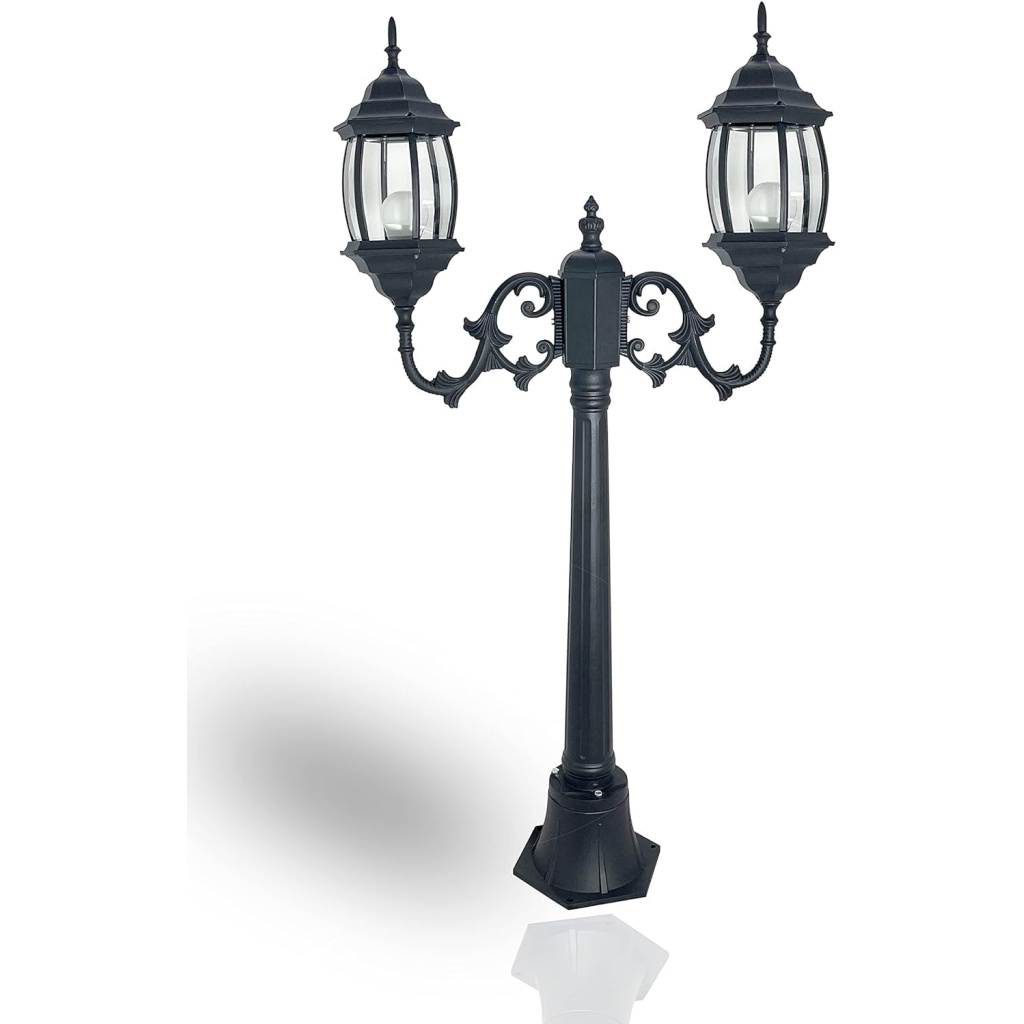 Faznova Outdoor Modern Pole light | Elegant & Durable Outdoor Lighting with Traditional Touch
