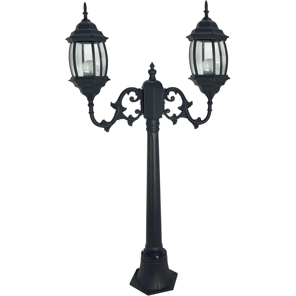Faznova Outdoor Modern Pole light | Elegant & Durable Outdoor Lighting with Traditional Touch