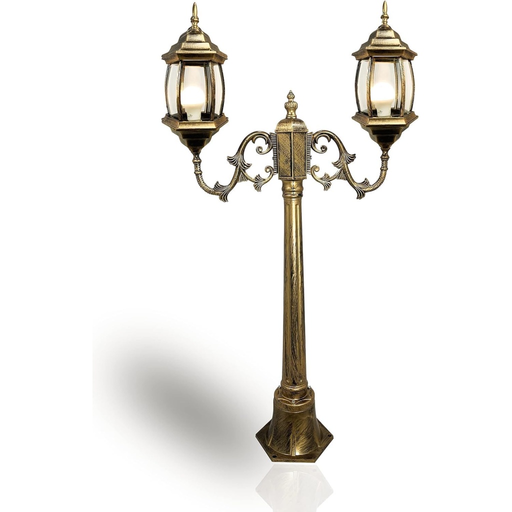 Faznova Outdoor Modern Pole light | Elegant & Durable Outdoor Lighting with Traditional Touch