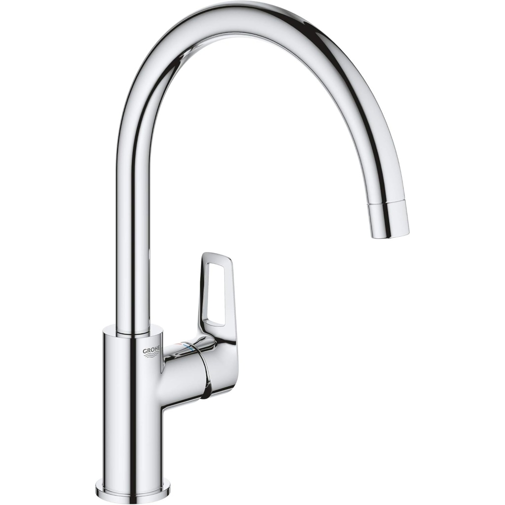 GROHE BauEdge BauLoop BauFlow 31368001 | FazNova Sleek & Durable Faucet for Kitchens & Bathrooms