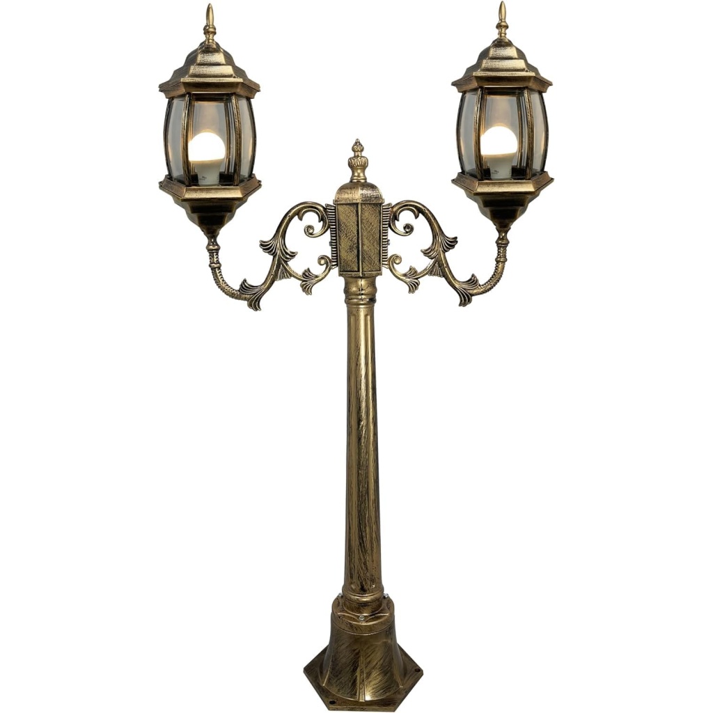 Faznova Outdoor Modern Pole light | Elegant & Durable Outdoor Lighting with Traditional Touch
