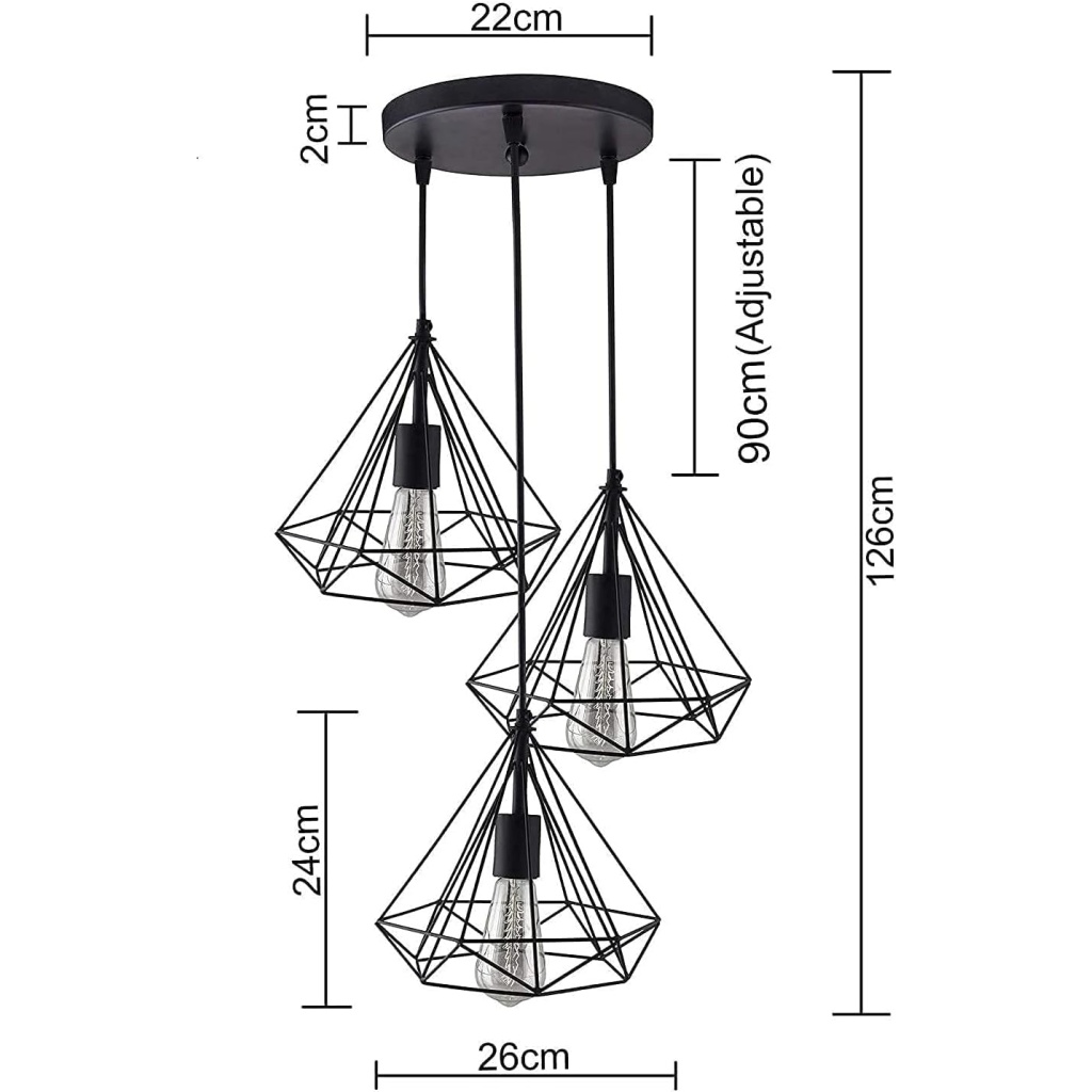 FazNova Iron Chandelier | Rustic & Durable Lighting for Elegant Interiors