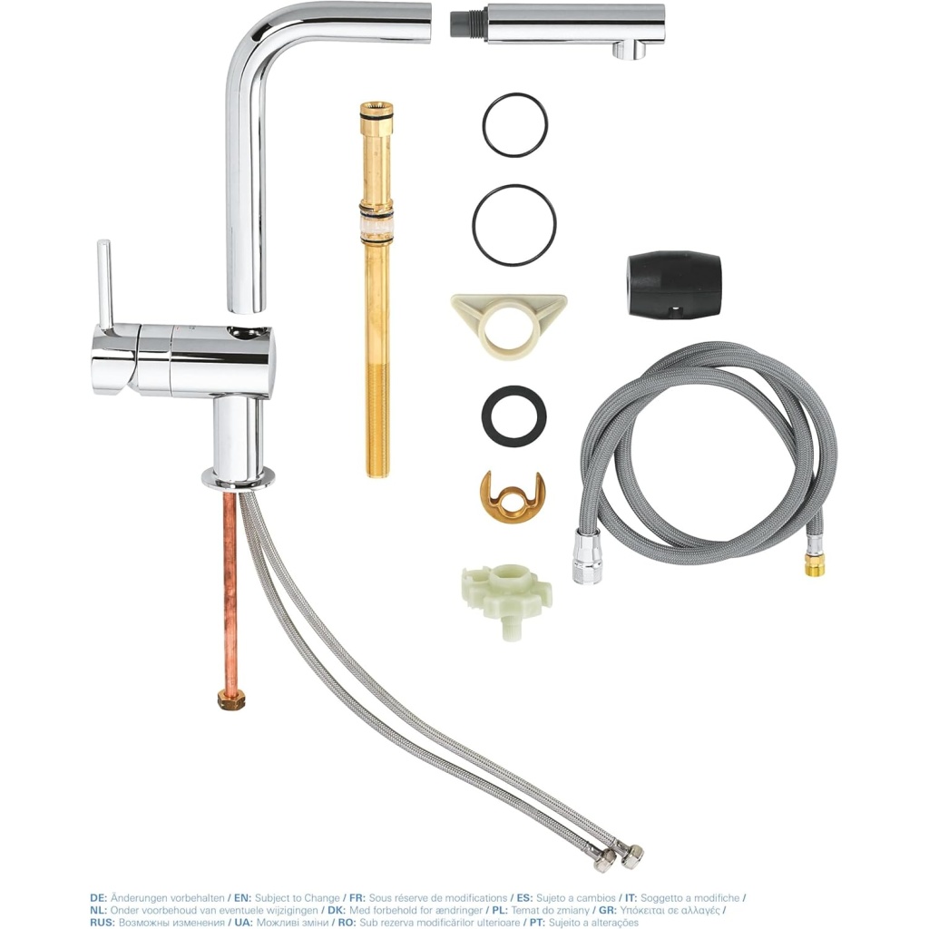 Grohe Kitchen Fixtures 32168000 Kitchen Faucet With Pull-Out