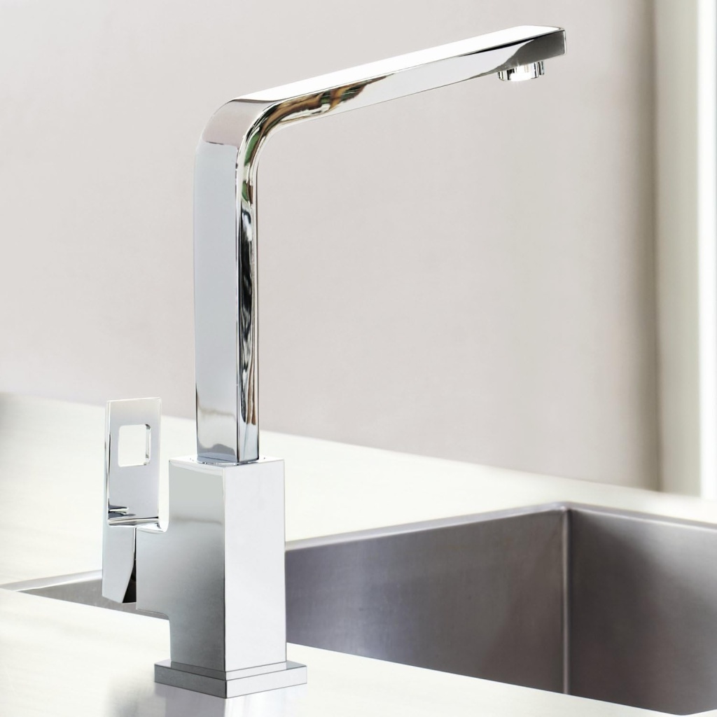 GROHE Eurocube Single-Lever Sink Mixer 1/2" | Sleek & Durable Faucet for Kitchens & Bathrooms