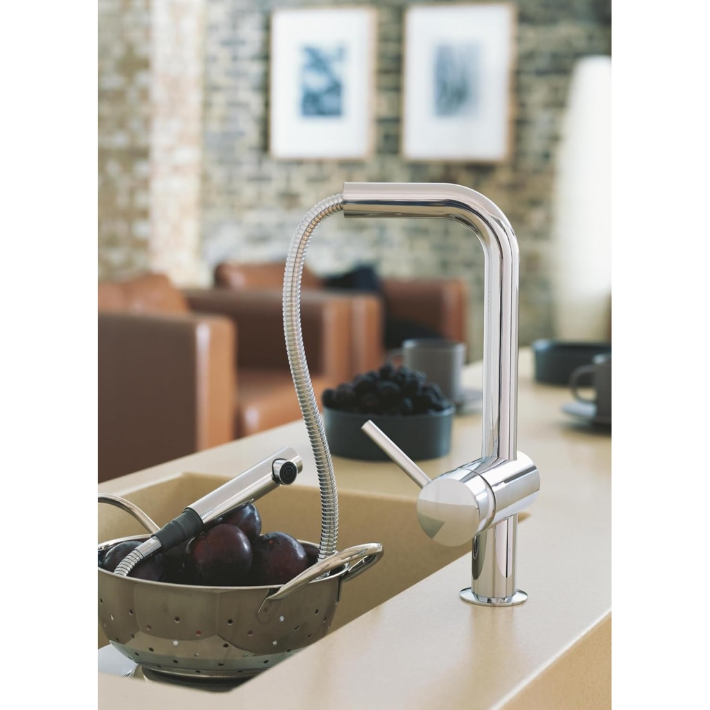 Grohe Kitchen Fixtures 32168000 Kitchen Faucet With Pull-Out