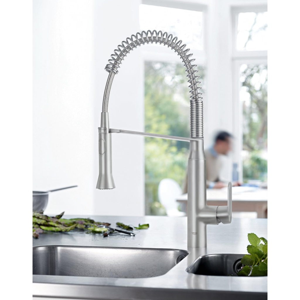 Grohe Single Lever Sink Mixer 1/2" Kitchen Fixtures 31379000