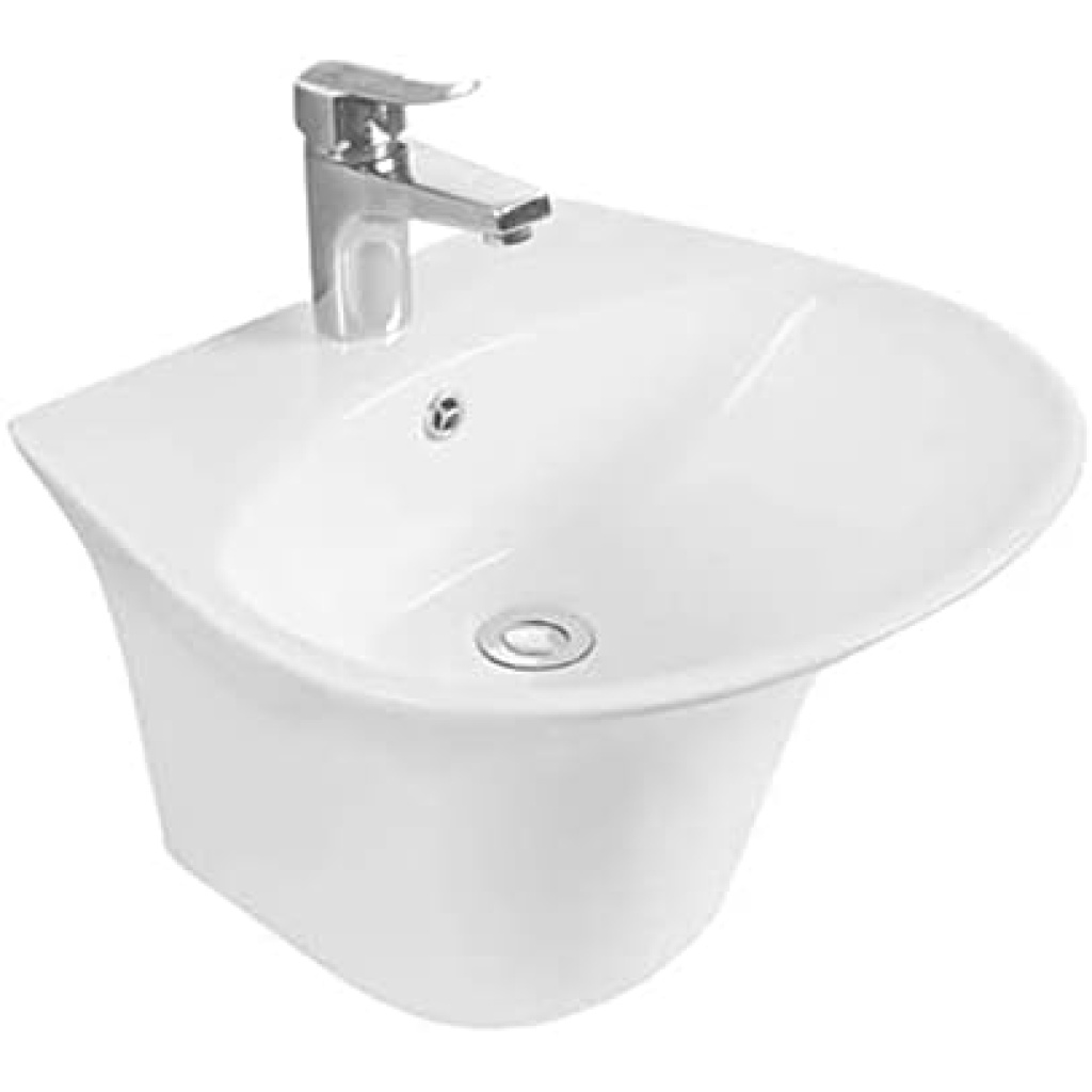 Milano Wall Hung Wash Basin | Sleek & Durable Faucet for Kitchens & Bathrooms