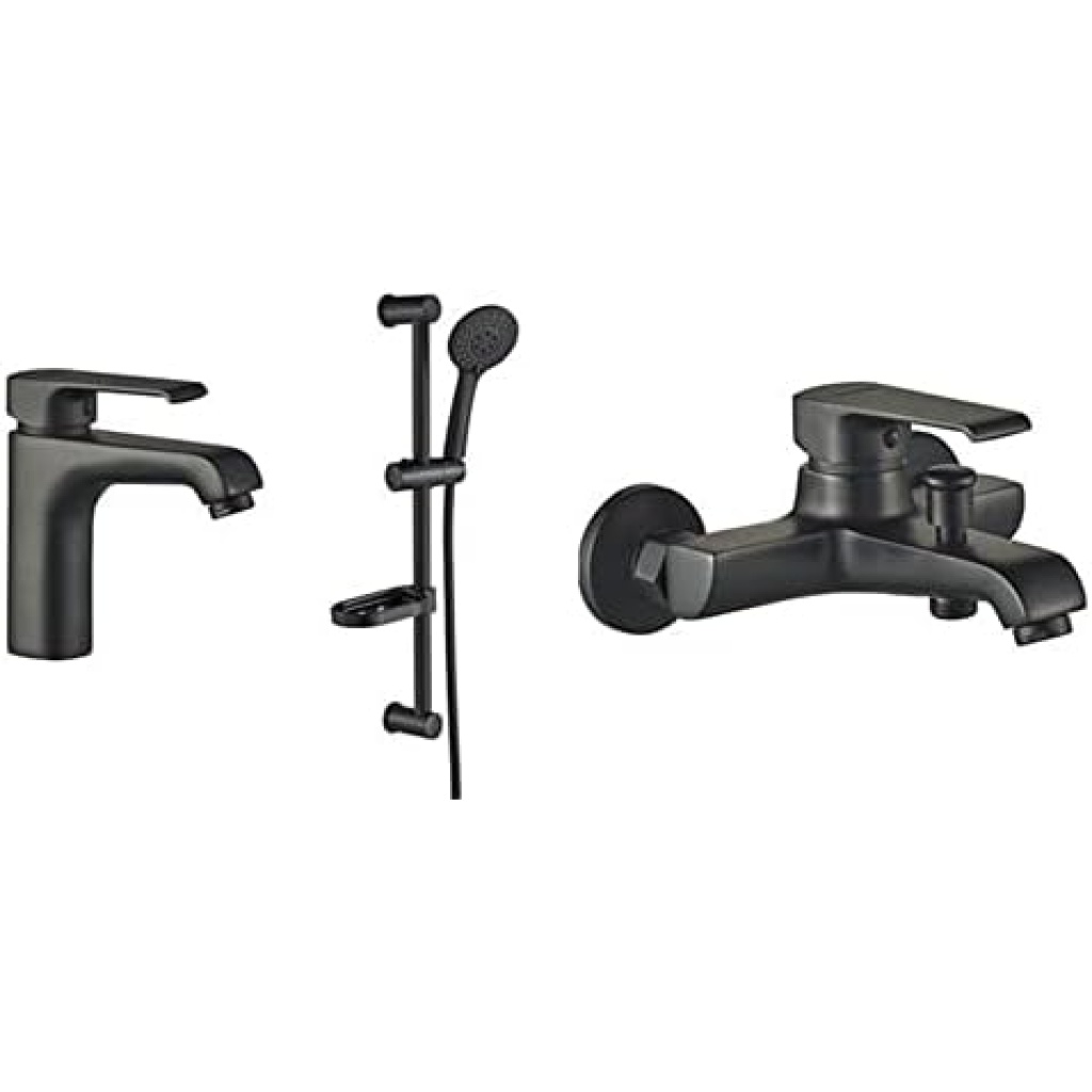 Milano Time 3-Piece Set of Basin Mixer Modern Wash Basin | Stylish & Durable Design for Bathrooms