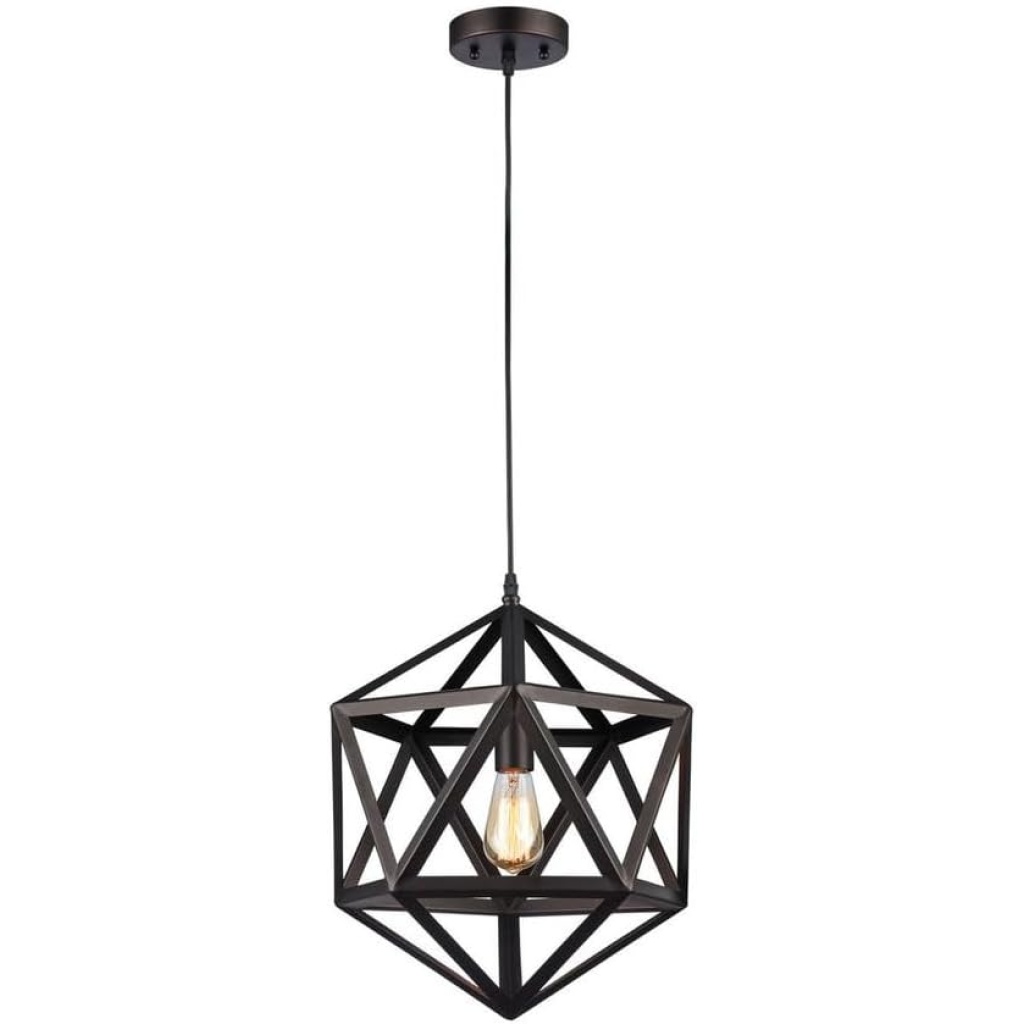 V.MAX E27 Pendant Light | FazNova Iron Chandelier | Rustic & Durable Lighting for Elegant Interiors