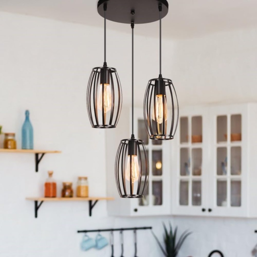 Industrial Pendant Light Fixture | FazNova Ceiling Chandelier | Elegant & Modern Lighting for Sophisticated Interiors