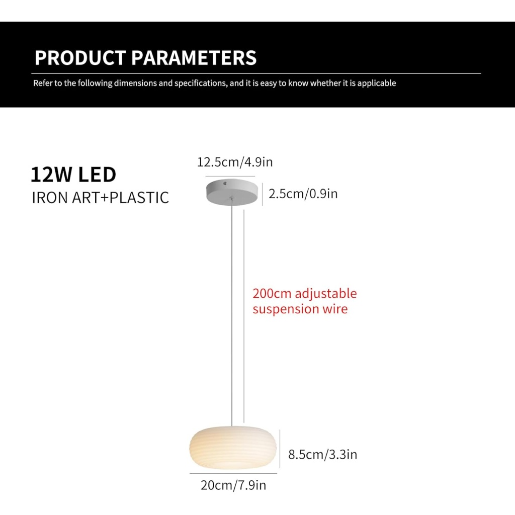 12W Oval Minimalist Light | FazNova Ceiling Chandelier | Elegant & Modern Lighting for Sophisticated Interiors