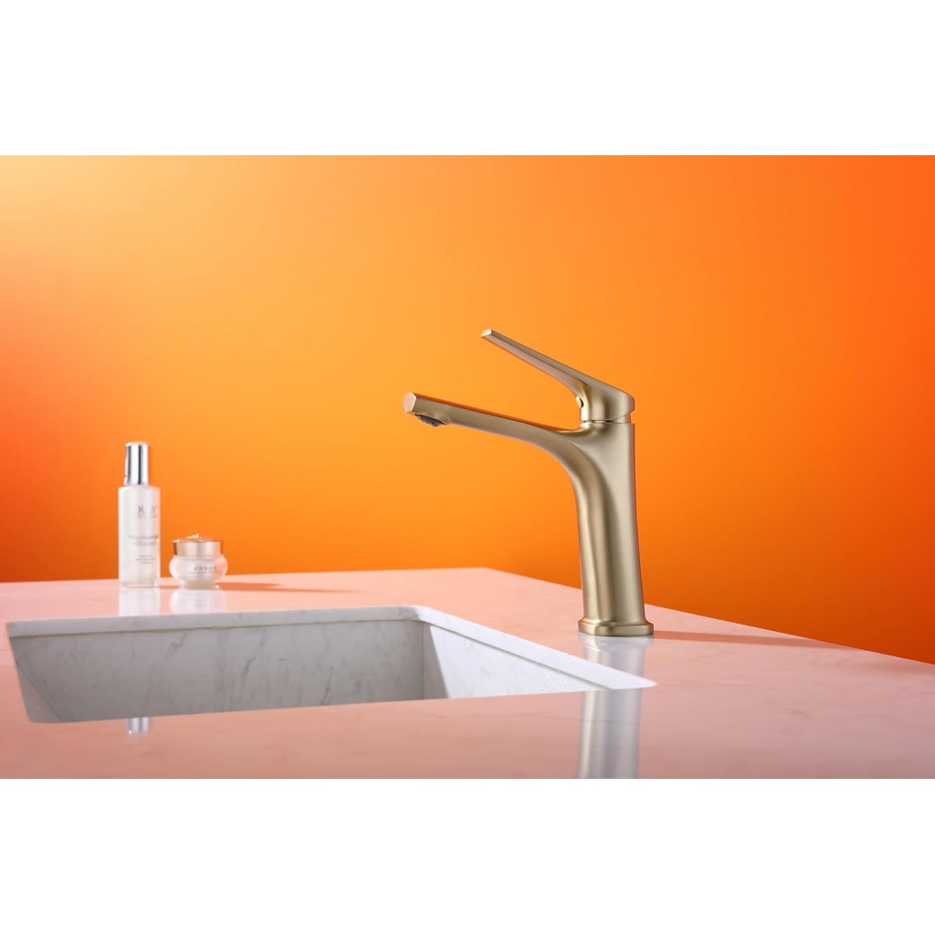 BRIMIX Single Lever Basin Mixer | Single Lever Sink Mixer | Sleek & Durable Faucet for Kitchens & Bathrooms