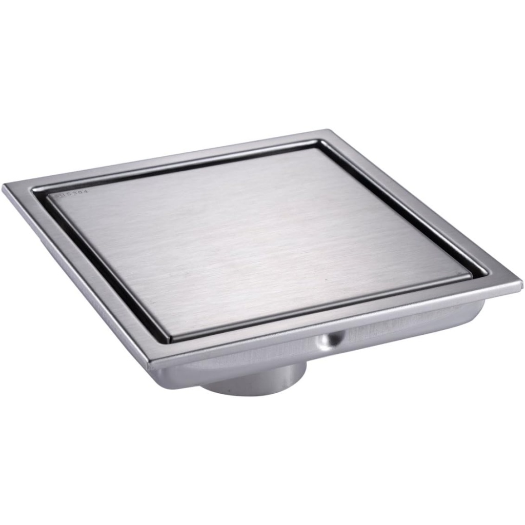 HANEBATH Hane Square Shower Floor Tiles Drain | Durable & Efficient Water Drainage Solution for Floors