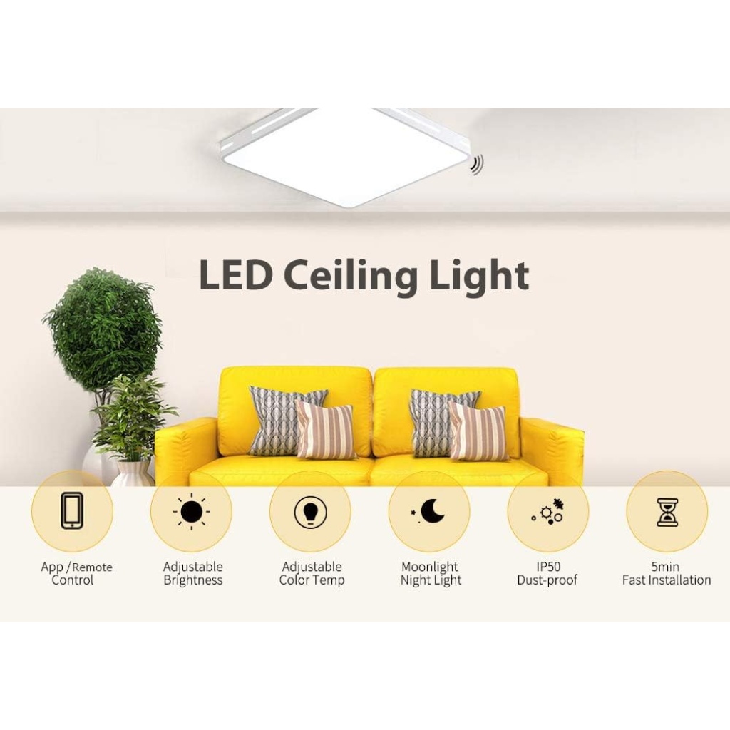 Smart LED Ceiling Light | FazNova Ceiling Chandelier | Elegant & Modern Lighting for Sophisticated Interiors