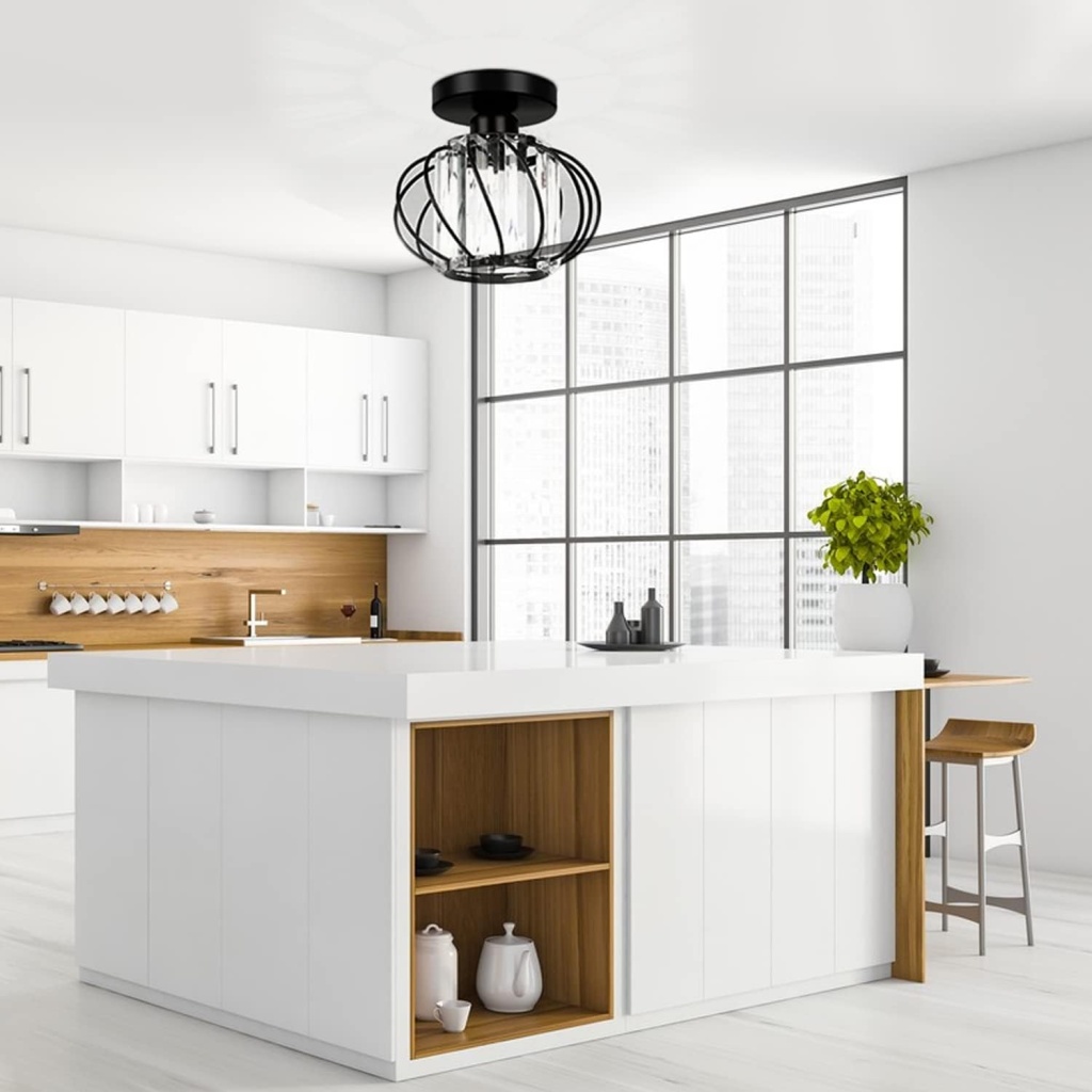 Mini Semi Flush Mount | FazNova Ceiling Chandelier | Elegant & Modern Lighting for Sophisticated Interiors