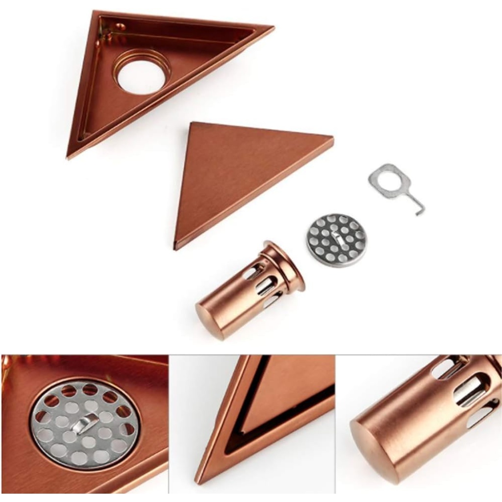 Triangle Tiles Drain | Durable & Efficient Water Drainage Solution for Floors