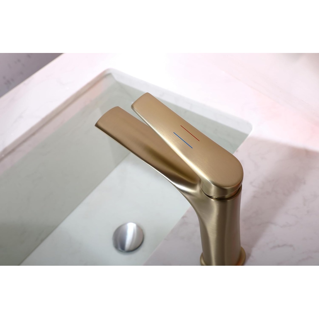 BRIMIX Single Lever Basin Mixer | Single Lever Sink Mixer | Sleek & Durable Faucet for Kitchens & Bathrooms