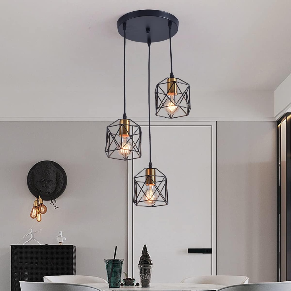 Industrial Pendant Light | FazNova Ceiling Chandelier | Elegant & Modern Lighting for Sophisticated Interiors