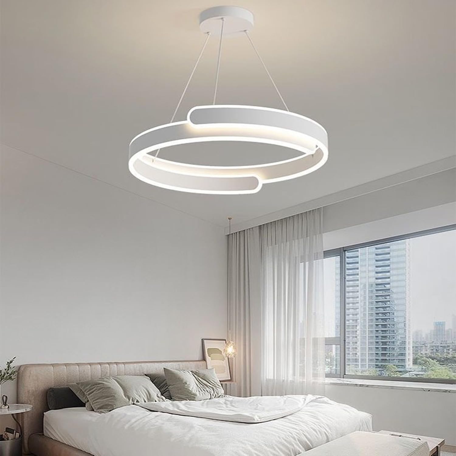 LED Acrylic Pendant Light | FazNova Ceiling Chandelier | Elegant & Modern Lighting for Sophisticated Interiors