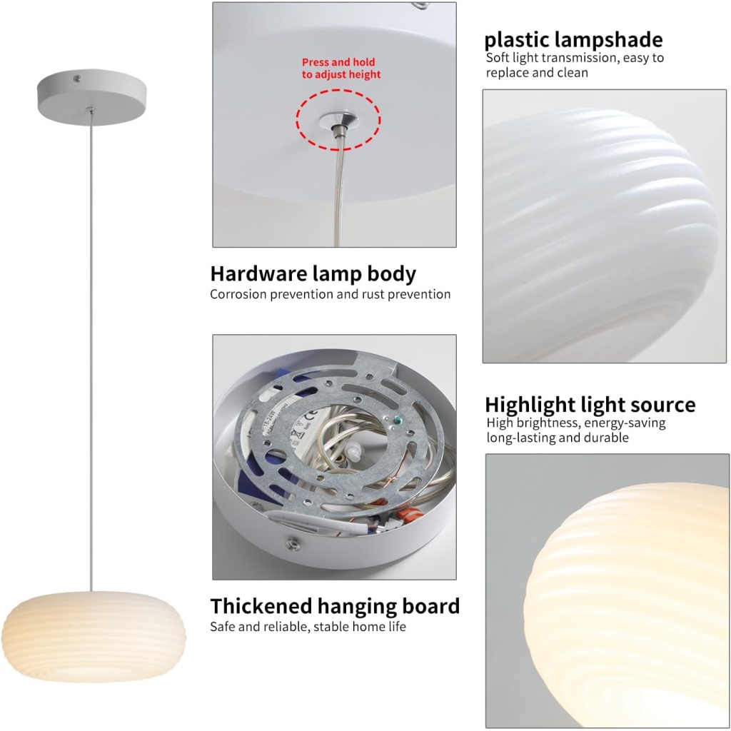 12W Oval Minimalist Light | FazNova Ceiling Chandelier | Elegant & Modern Lighting for Sophisticated Interiors