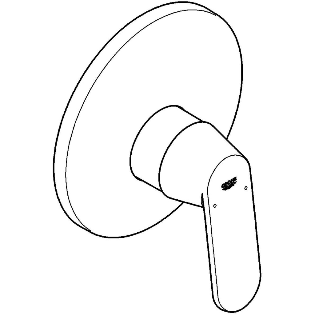 GROHE Eurocosmo Single-Lever Shower Mixer