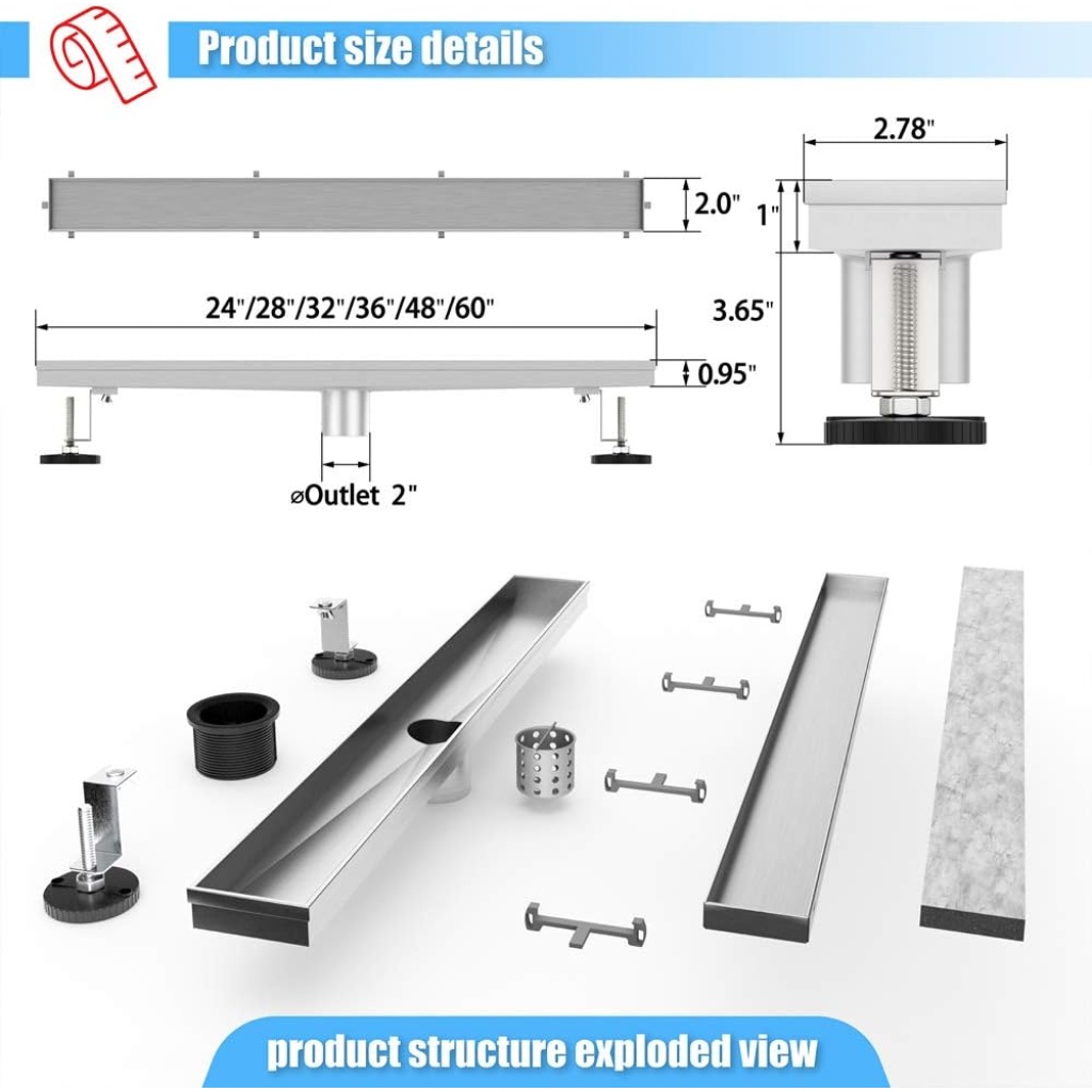 Tiles Drain | Durable & Efficient Water Drainage Solution for Floors