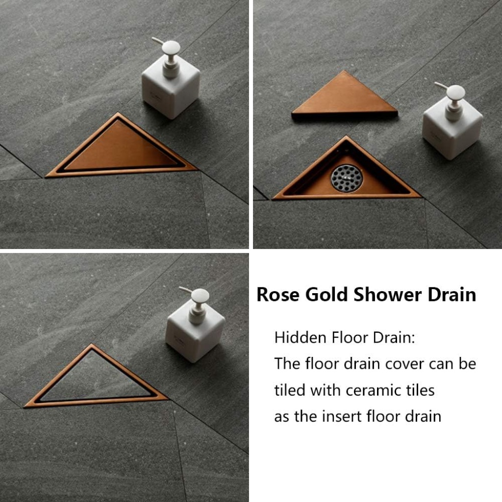 Tri angle Tiles Drain | Durable & Efficient Water Drainage Solution for Floors