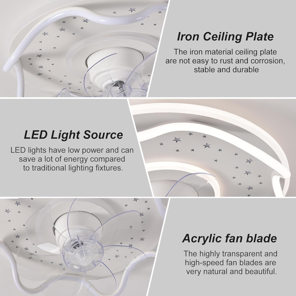 LED Dimmable Ceiling Fan | FazNova Ceiling Chandelier | Elegant & Modern Lighting for Sophisticated Interiors
