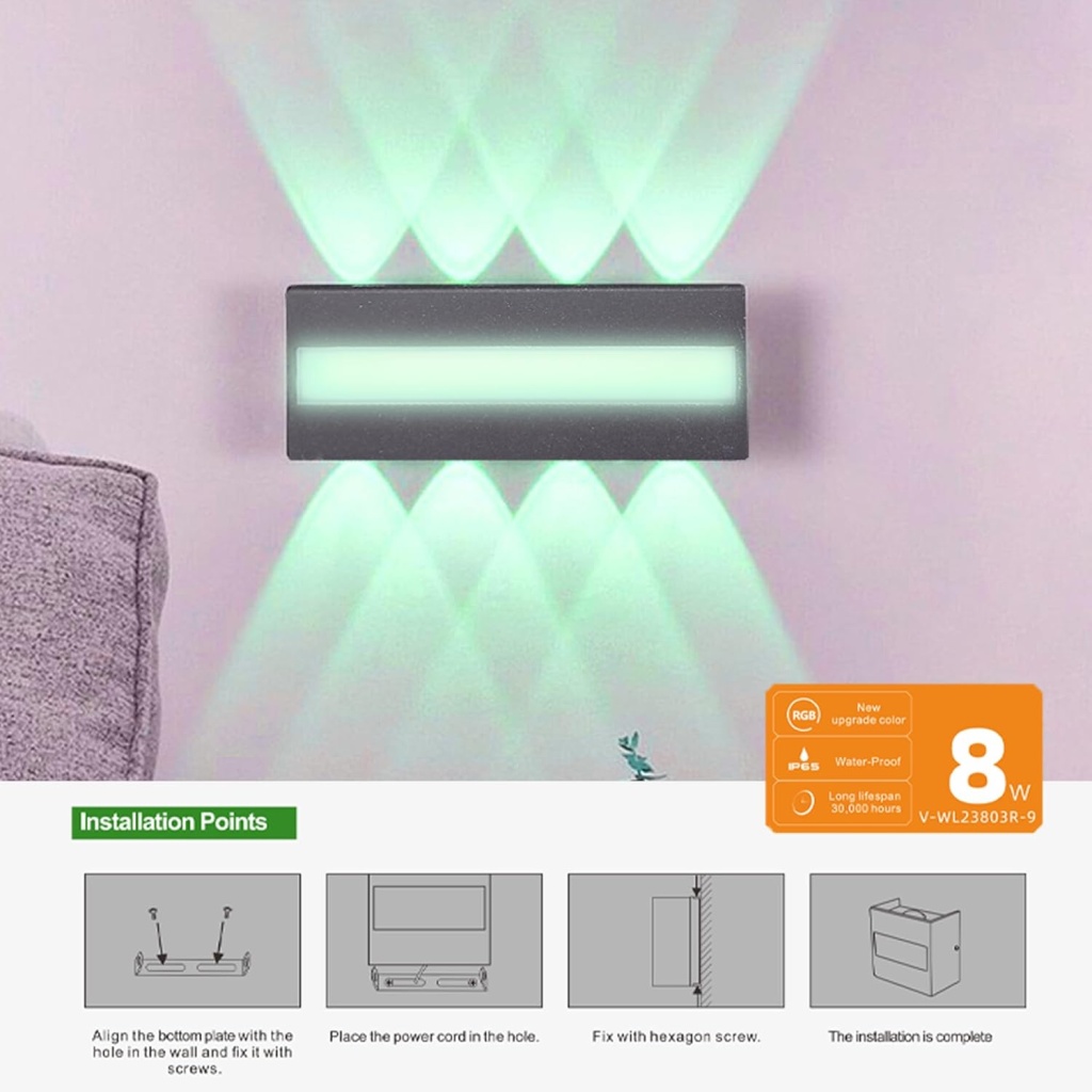 SMD LED Wall Light | Modern & Energy-Efficient Lighting for Indoor & Outdoor Spaces