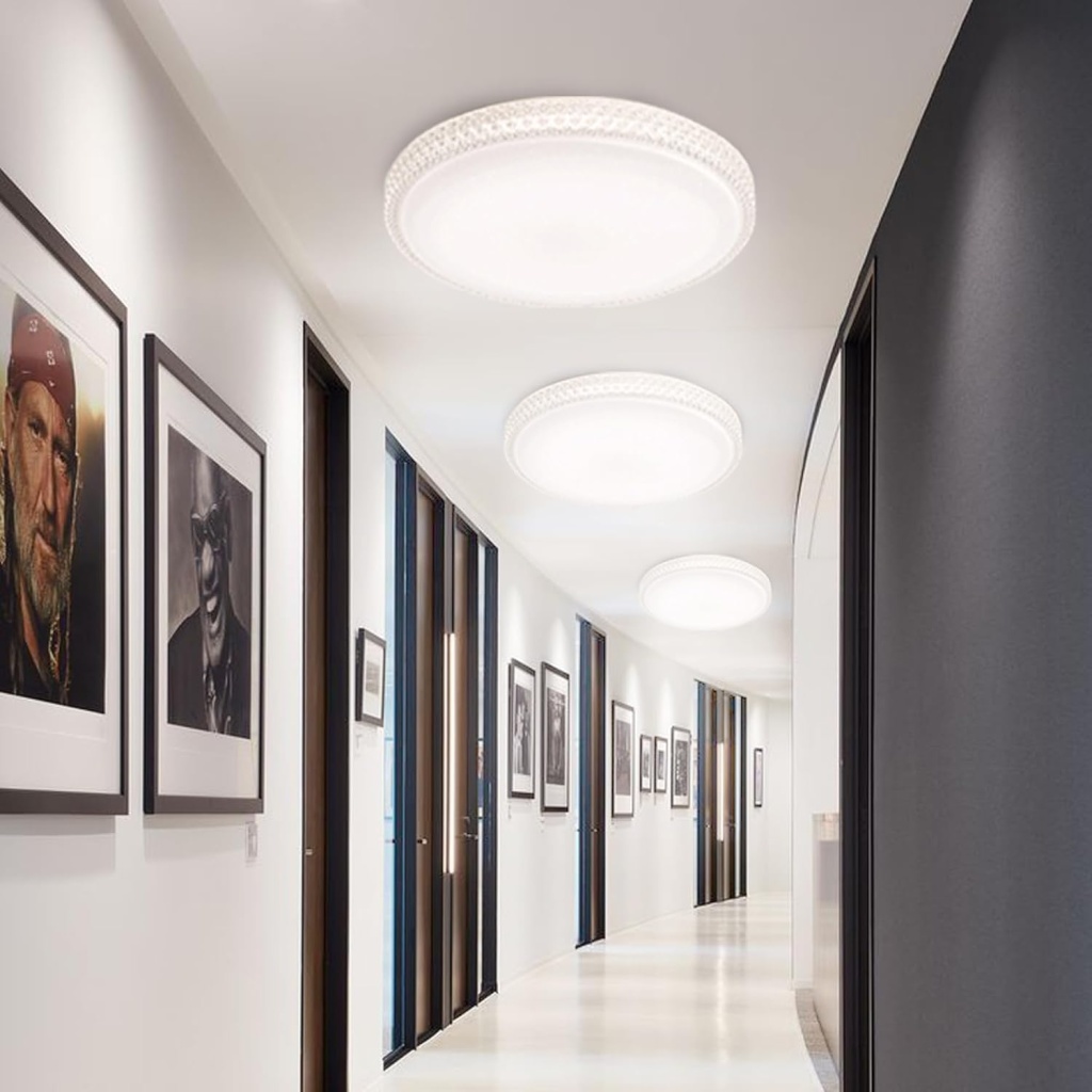 V.MAX MODI 40cm Flush Mount LED Ceiling Light | LED Wall Light | Modern & Energy-Efficient Lighting for Indoor & Outdoor Spaces