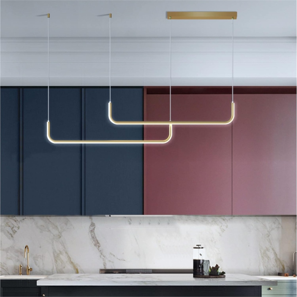 V.MAX Modern Chandelier 90cm | Linear LED Chandelier