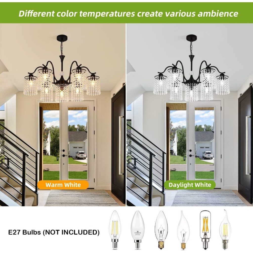 Rustic Black Pendant Lighting | FazNova Ceiling Chandelier | Elegant & Modern Lighting for Sophisticated Interiors