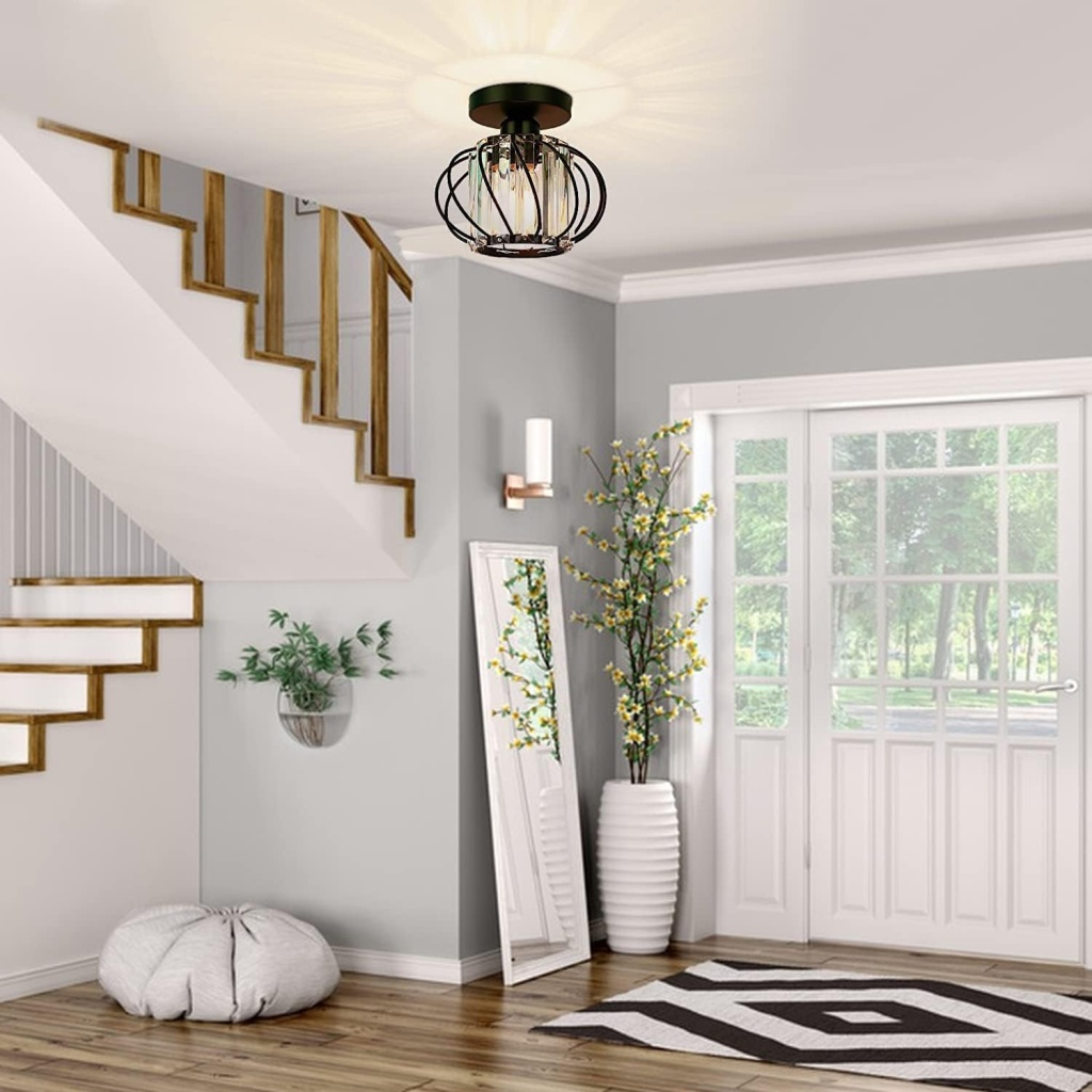Mini Semi Flush Mount | FazNova Ceiling Chandelier | Elegant & Modern Lighting for Sophisticated Interiors