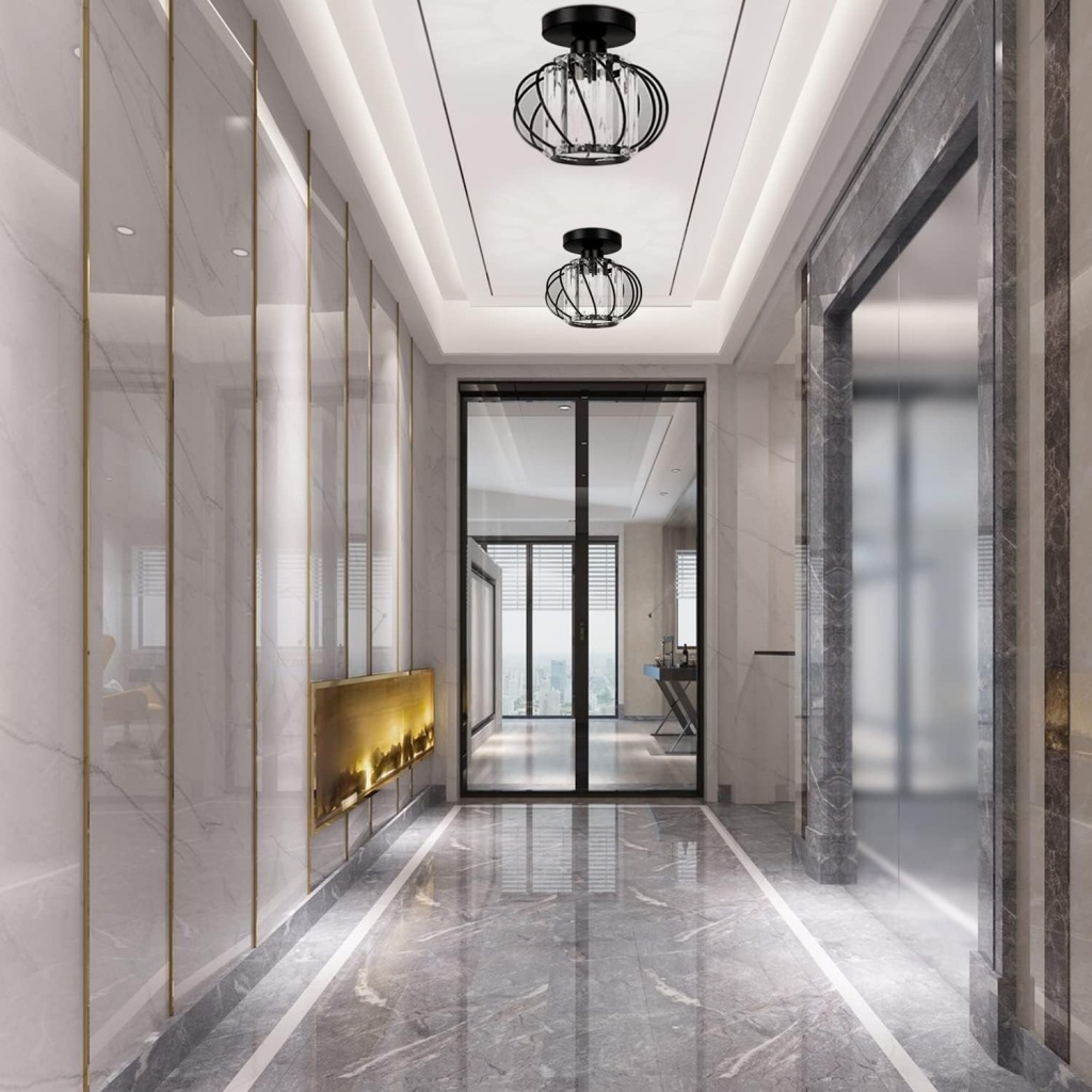 Mini Semi Flush Mount | FazNova Ceiling Chandelier | Elegant & Modern Lighting for Sophisticated Interiors
