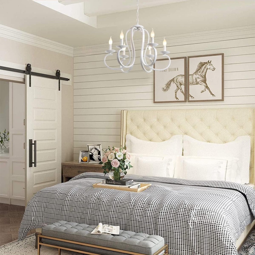 Garwarm Sputnik White Chandelier | FazNova Ceiling Chandelier | Elegant & Modern Lighting for Sophisticated Interiors