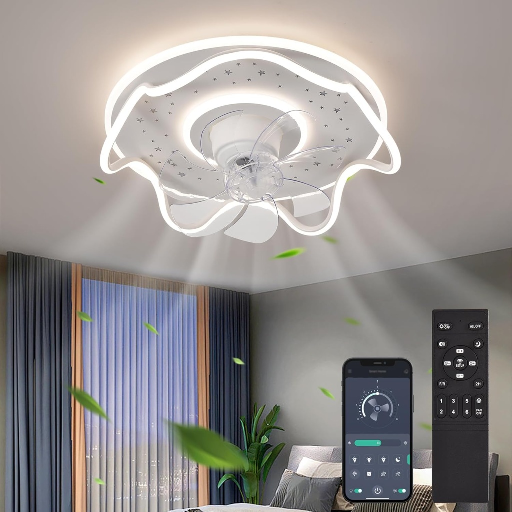 LED Dimmable Ceiling Fan | FazNova Ceiling Chandelier | Elegant & Modern Lighting for Sophisticated Interiors