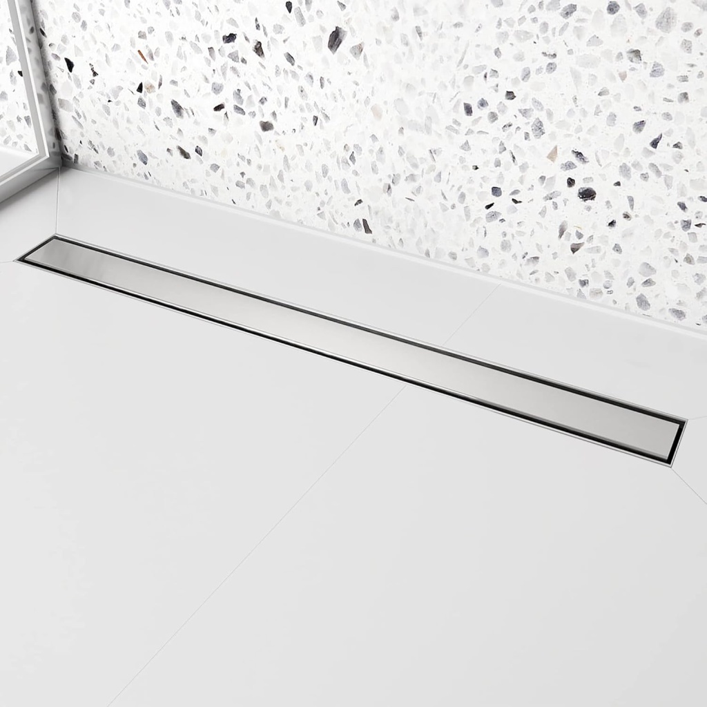 36 Inch Linear Shower Drain with Tile Insert Grate