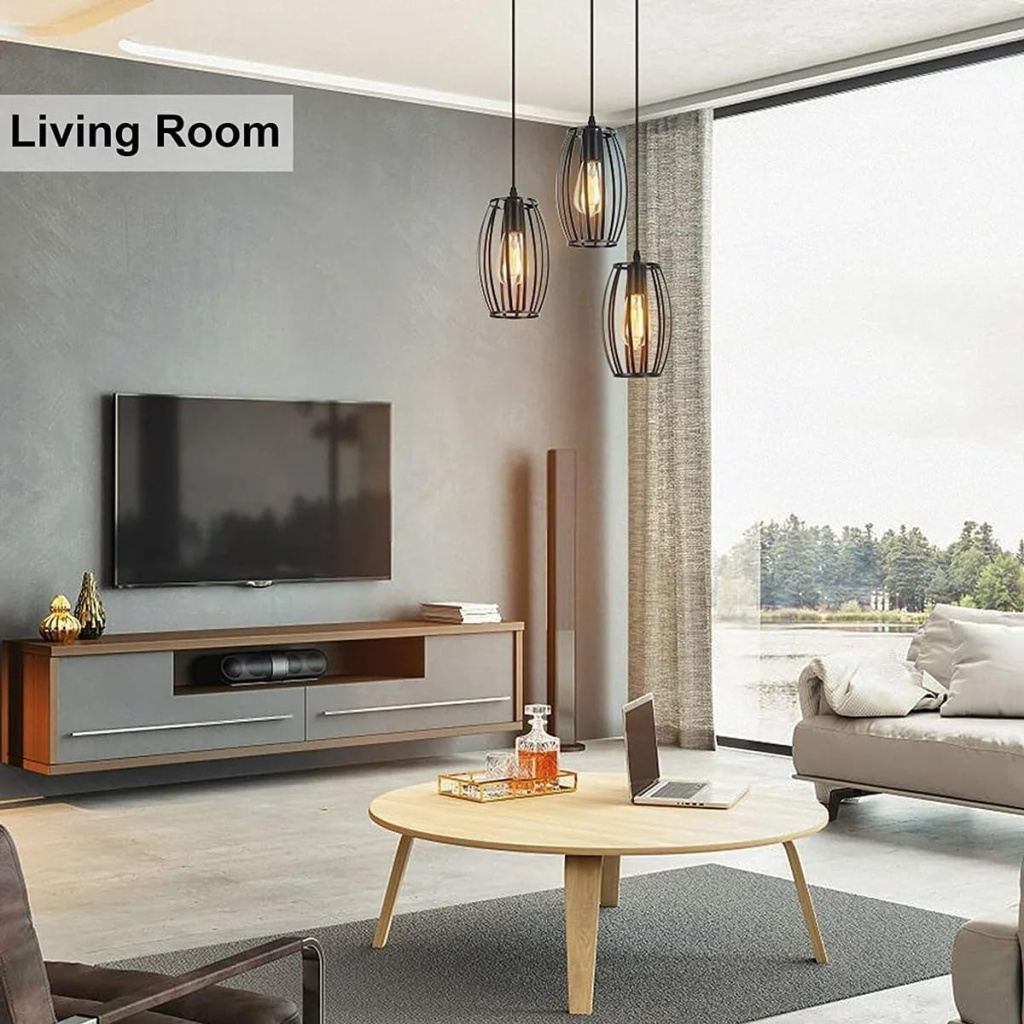Industrial Pendant Light Fixture | FazNova Ceiling Chandelier | Elegant & Modern Lighting for Sophisticated Interiors