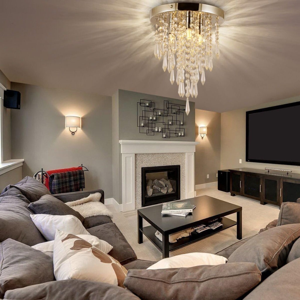 Mini Crystal Ceiling Light | FazNova Ceiling Chandelier | Elegant & Modern Lighting for Sophisticated Interiors