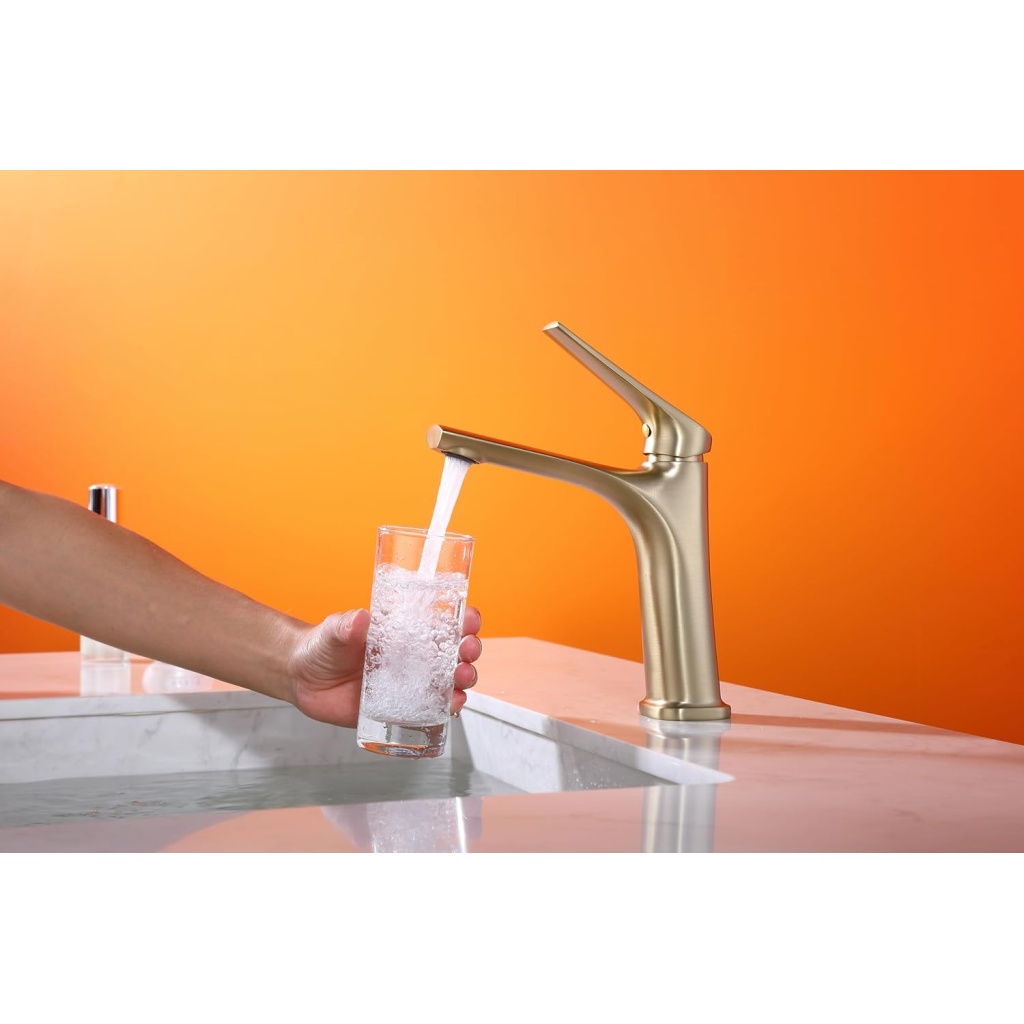 BRIMIX Single Lever Basin Mixer | Single Lever Sink Mixer | Sleek & Durable Faucet for Kitchens & Bathrooms