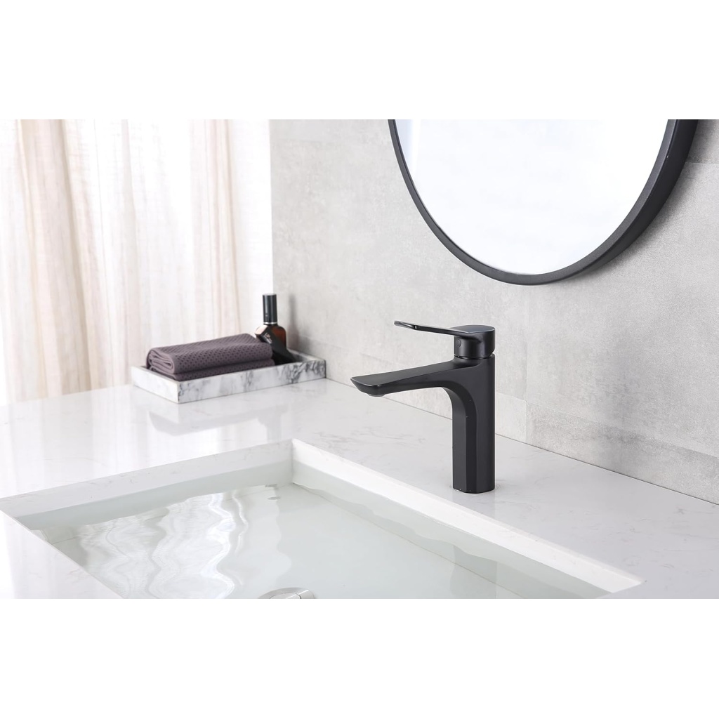 BRIMIX Single Lever Basin Mixer Single Lever Sink Mixer | Sleek & Durable Faucet for Kitchens & Bathrooms