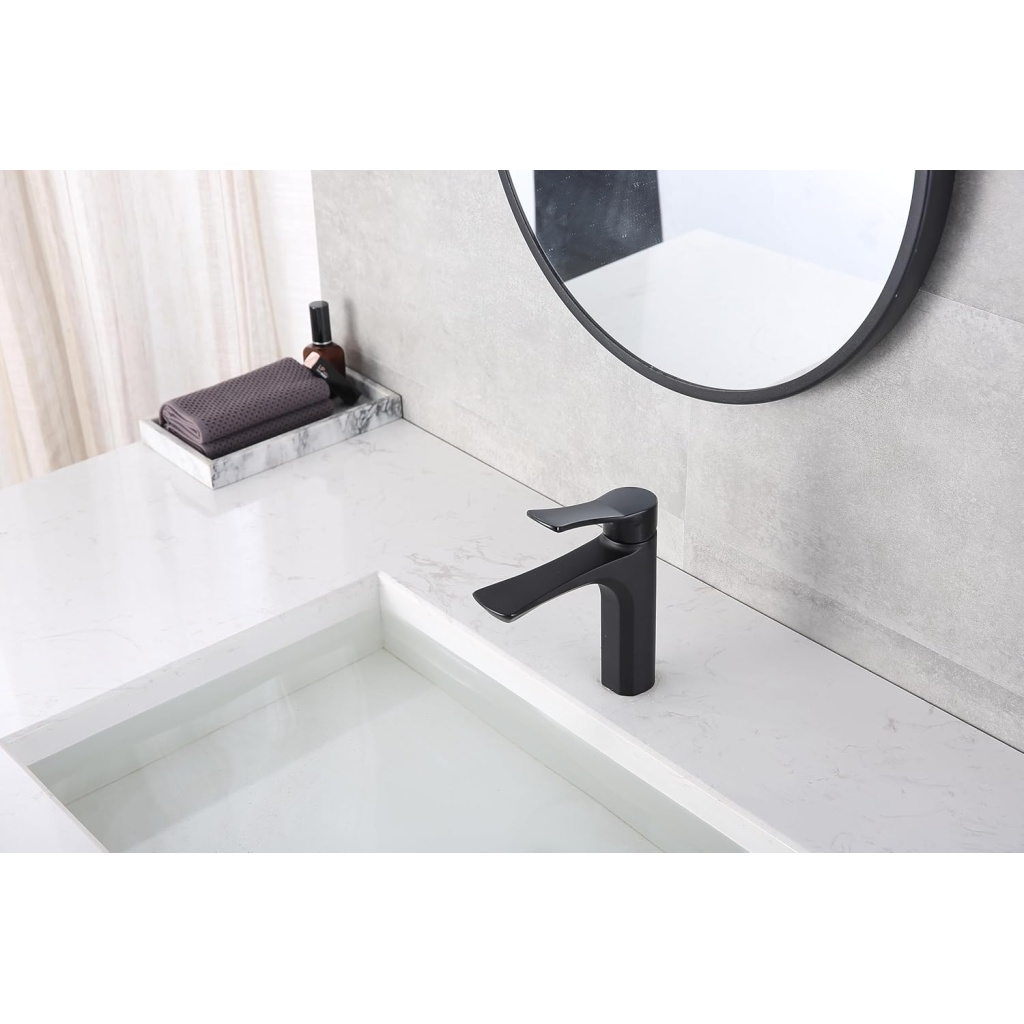 BRIMIX Single Lever Basin Mixer Single Lever Sink Mixer | Sleek & Durable Faucet for Kitchens & Bathrooms