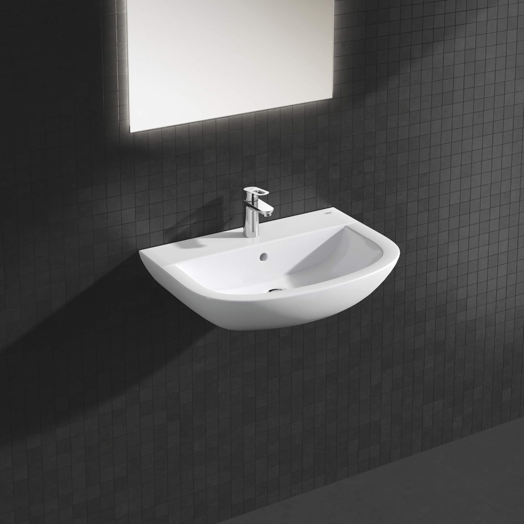 BauLoop Lever Basin Mixer | Single Lever Sink Mixer | Sleek & Durable Faucet for Kitchens & Bathrooms