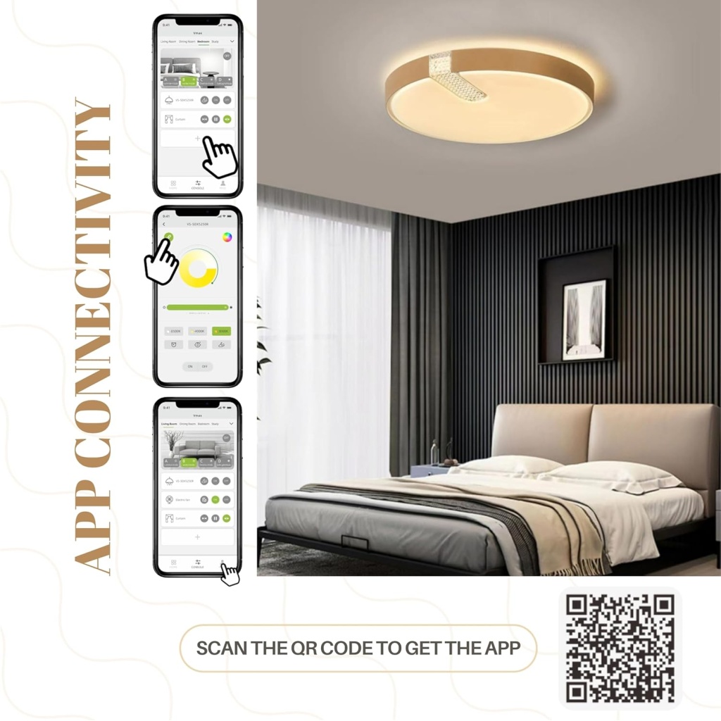 Smart Ceiling Light 36W | LED Wall Light | Modern & Energy-Efficient Lighting for Indoor & Outdoor Spaces