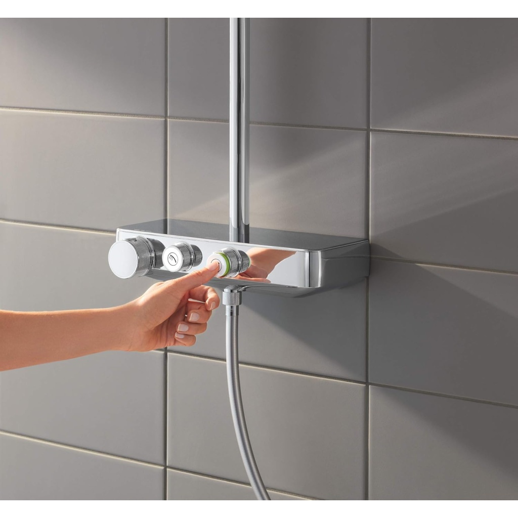 GROHE Euphoria Smart Control | Shower System Set with Exposed Cool Touch
